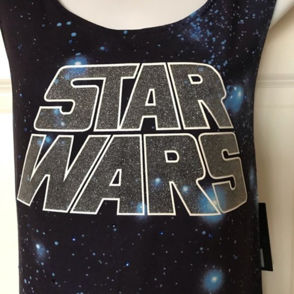 Star Wars Glow in the Dark Sparkle Tank Top - Picture 3 of 5
